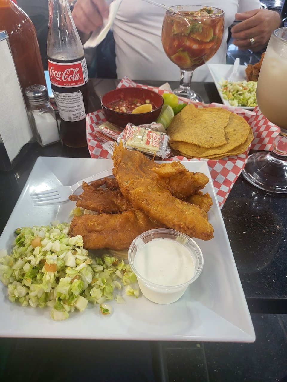 Plato Filete Empanizado Breaded Fish Plate