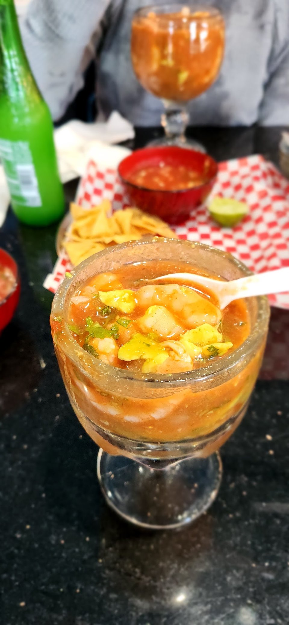 Baso De Cevichie Con Camaron